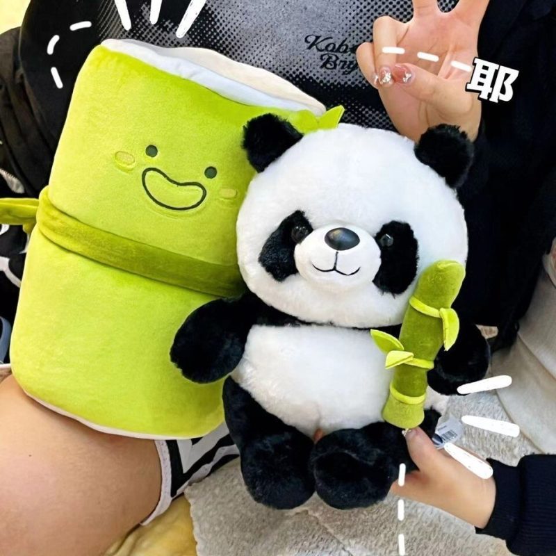 panda plush keychain