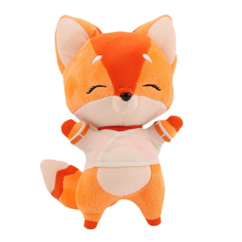 Pink Fox Stuffed Animal - Limited Edition Plush Collectible in Pink Hue