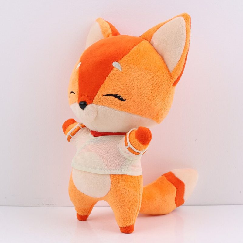 Cartoon Fox Pattern Plush Hooded Pajamas for Kids - Cozy and Cute Sleepwear