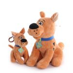 Llavero de peluche Scooby Doo | Llavero de juguete de peluche de perro de película de anime de 15/22 cm