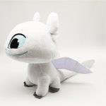 Disney Peluche Krokmou : Enfants&#039 ; Poupée Blanche Krokmou - Jouet Dragon Train, 13-25cm Cadeau d'Anniversaire