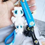 Porte-clés peluche édenté - Pendentif doux pour couple, cartable d'étudiant - Porte-clés poupée mignonne