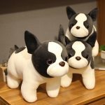 Peluche Likelike French Bulldog - Jouet en peluche de 13,78 pouces