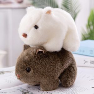 Pelúcia de hamster realista | Nova Simulação Criativa de 18 CM - Boneca Ratinho