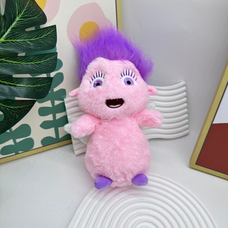 plush bibble with fairy wings