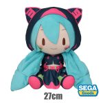 Vocaloid Miku Pelúcia | Brinquedos de coleção de estatuetas de anime de 27 cm para presente de meninas