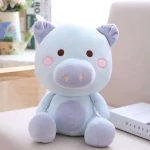 Oriental Pig Wearing Blue Clothes Plush toy