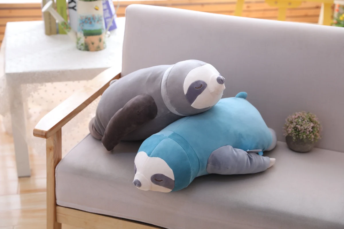 Blue Sloth Stuffed Animal -6