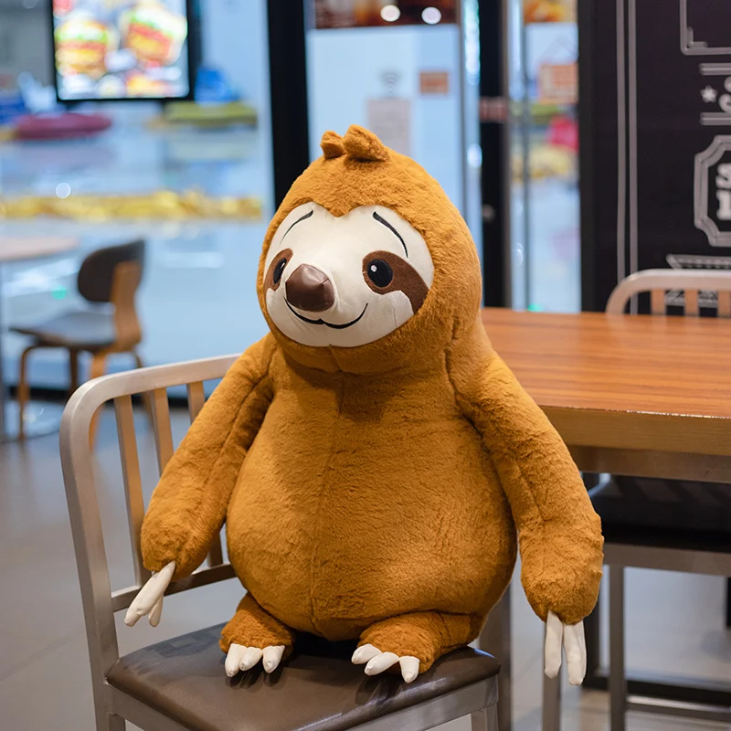 Huge Sloth Stuffed Animal | Korea TV Backstreet Rookie Simulation Stuffed Sloth Toy -7