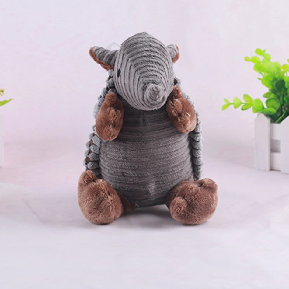 Armadillo Plush Dog Toy -1