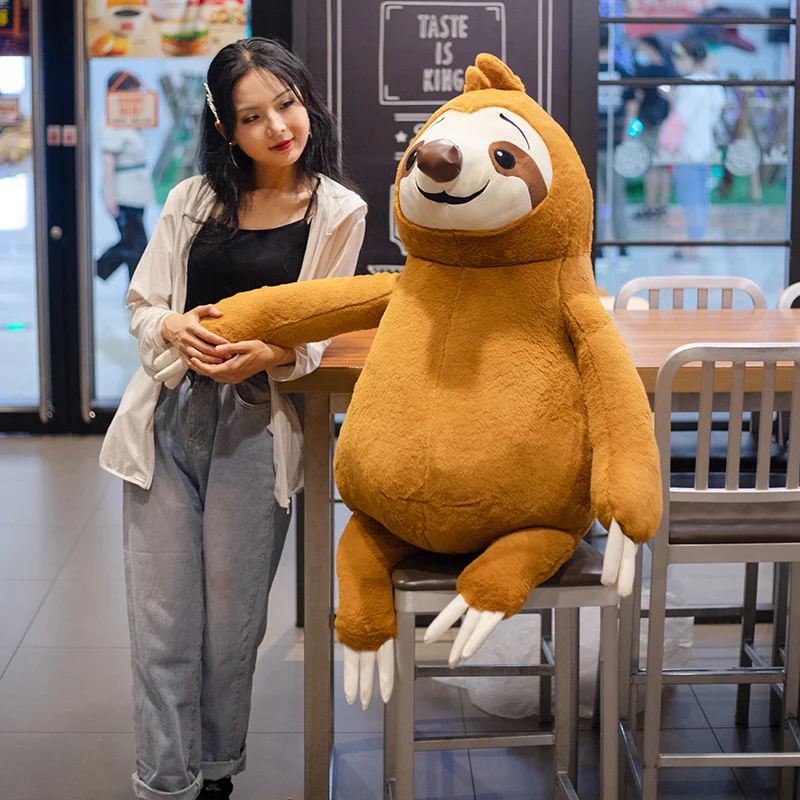 Huge Sloth Stuffed Animal | Korea TV Backstreet Rookie Simulation Stuffed Sloth Toy -5