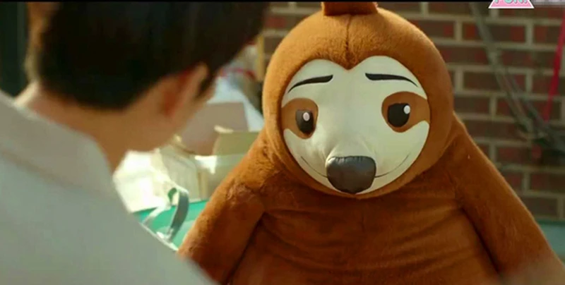 Huge Sloth Stuffed Animal | Korea TV Backstreet Rookie Simulation Stuffed Sloth Toy -3
