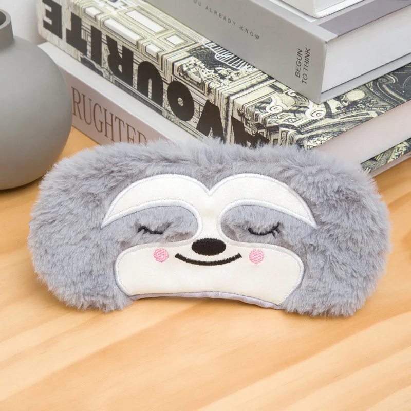 Sloth Sleep Eye Mask | 3D Cartoon Eyeshade - Sloth Sleeping Mask Plush -4