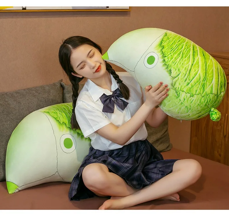 Chinese Cabbage Bird Plush Pillow -8