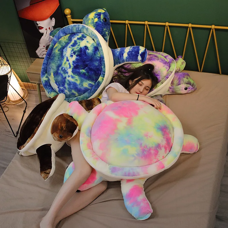 Colorful Plush Tortoise Toy | Cute Turtle Plush Pillow -13