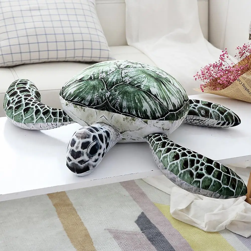 Realistic Ocean Tortoise Plush | 25cm  Soft Stuffed Animal Doll -4