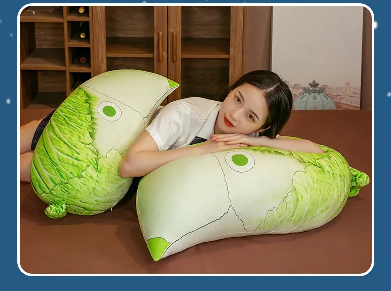 Chinese Cabbage Bird Plush Pillow -4