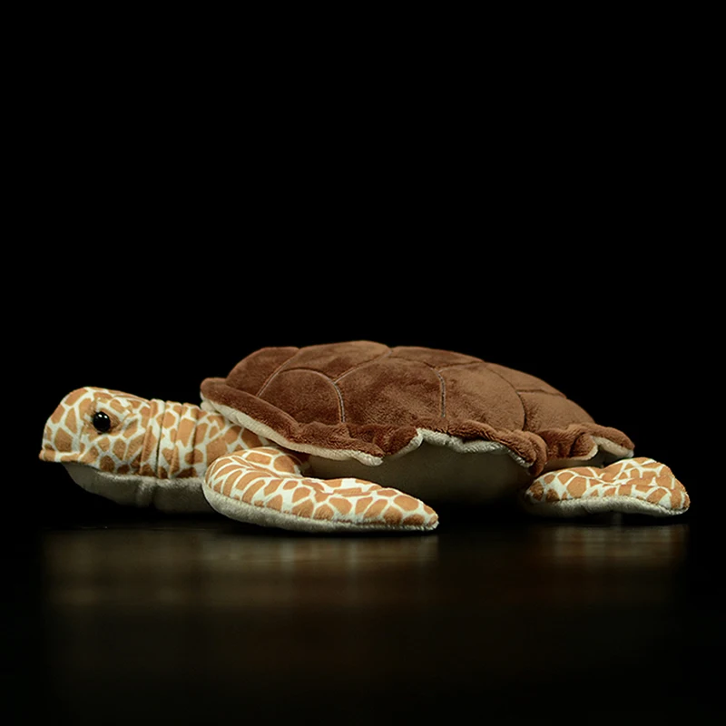 Leatherback Turtle Stuffed Toy | 30cm Real Life Tortoise Model Plush -11