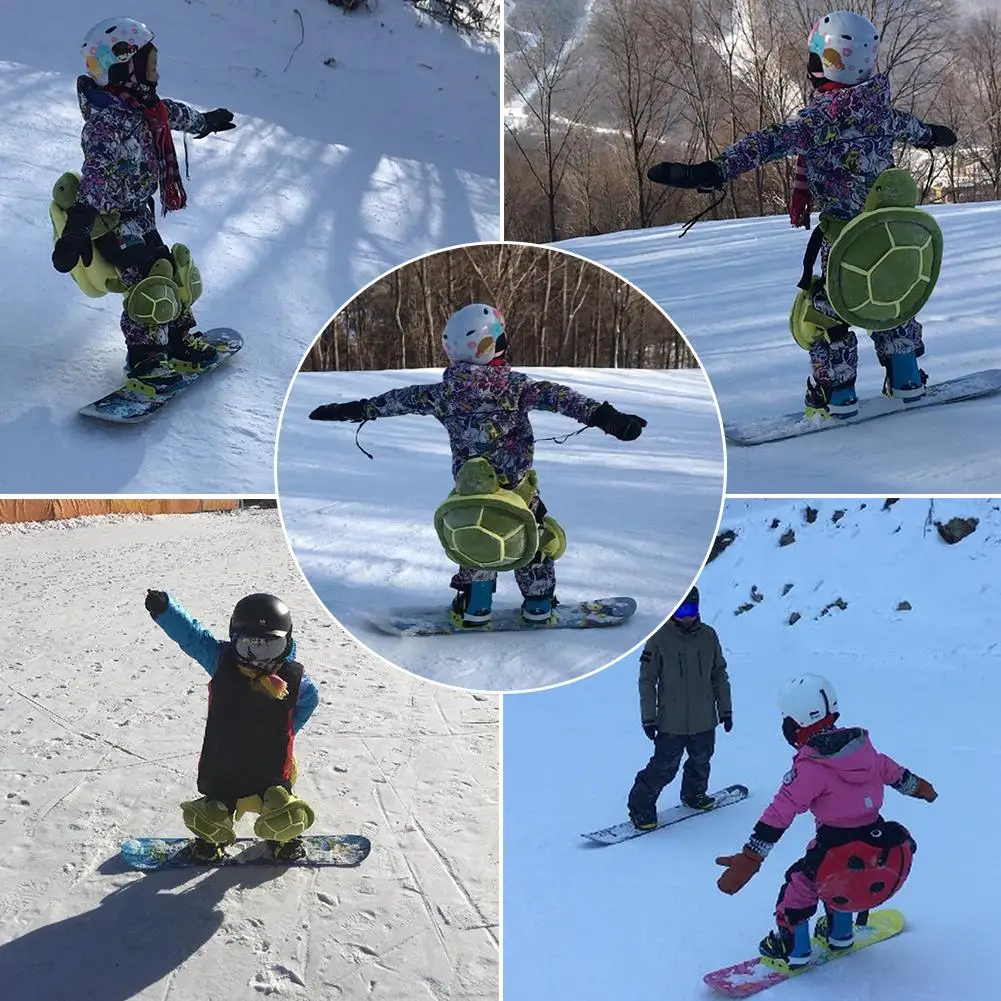 Skiing Turtle Plush | Turtle Snowboard Protection Ski Snowboard Hip Protection -15