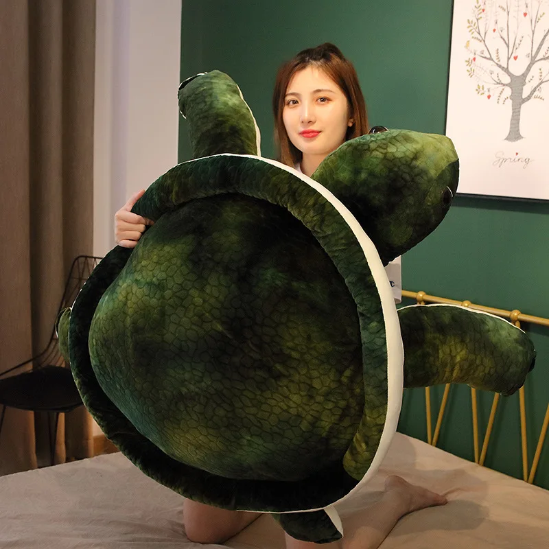 Colorful Plush Tortoise Toy | Cute Turtle Plush Pillow -16