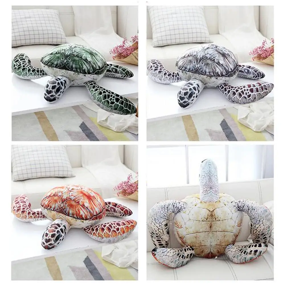 Realistic Ocean Tortoise Plush | 25cm  Soft Stuffed Animal Doll -2