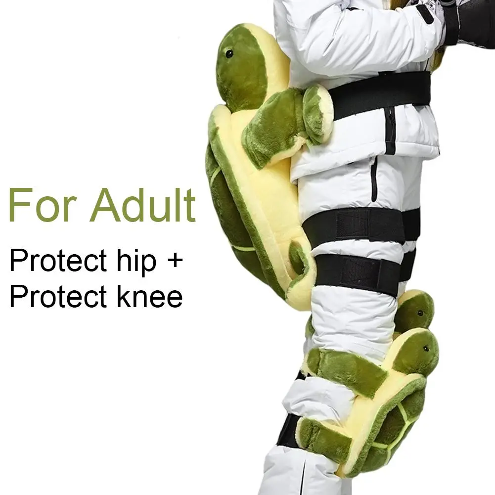 Skiing Turtle Plush | Turtle Snowboard Protection Ski Snowboard Hip Protection -8