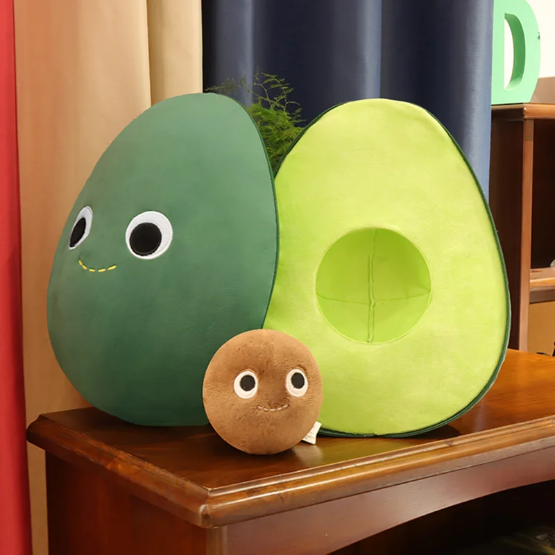 Kawaii Avocado Plush | 35cm Fun Avocado Plush -1