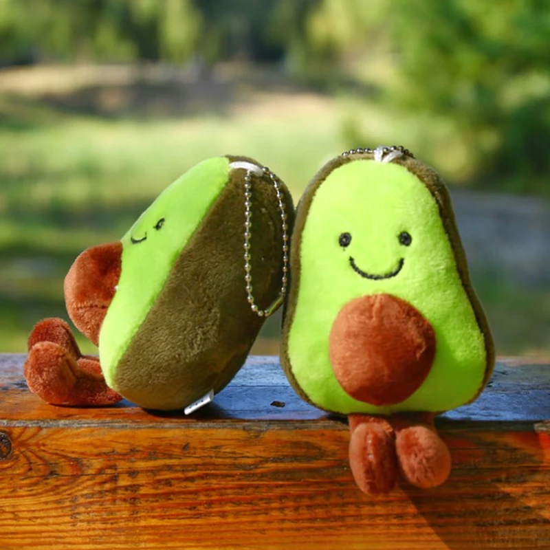 Fruit Avocado Stuffed Keychain -8