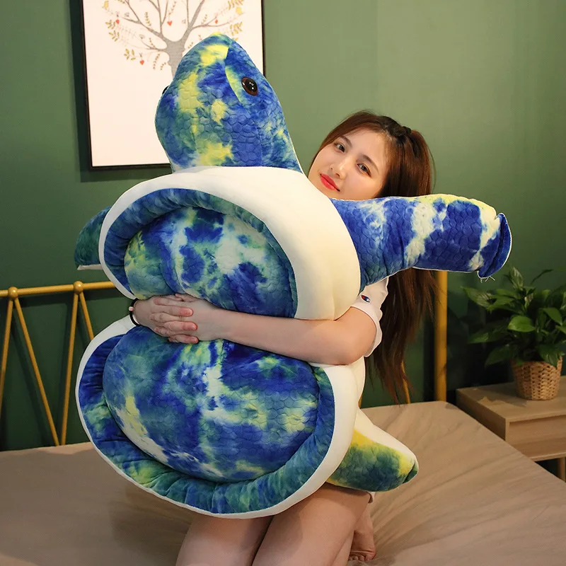 Colorful Plush Tortoise Toy | Cute Turtle Plush Pillow -7