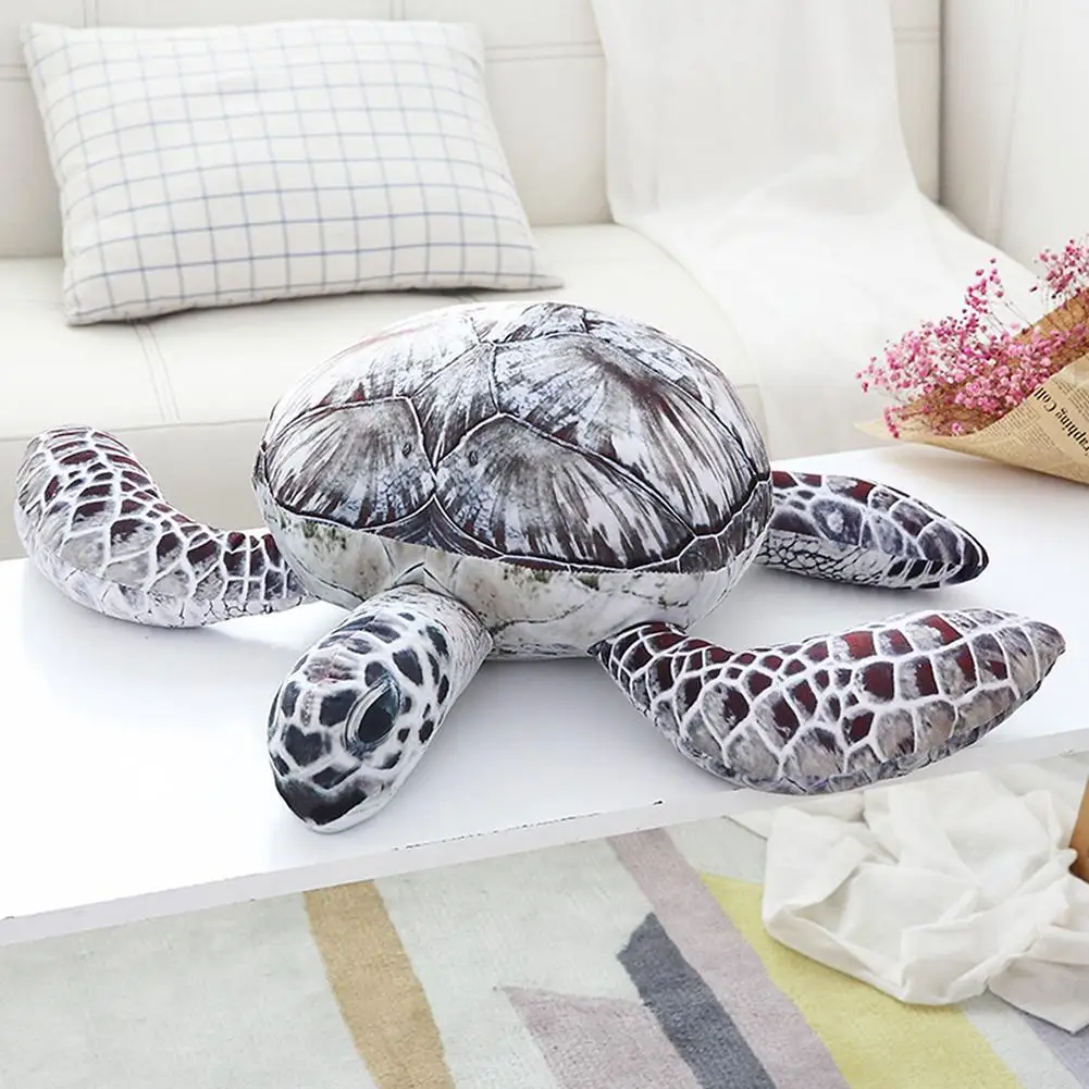 Realistic Ocean Tortoise Plush | 25cm  Soft Stuffed Animal Doll -5