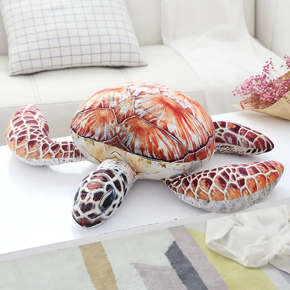 Realistic Ocean Tortoise Plush | 25cm  Soft Stuffed Animal Doll -6