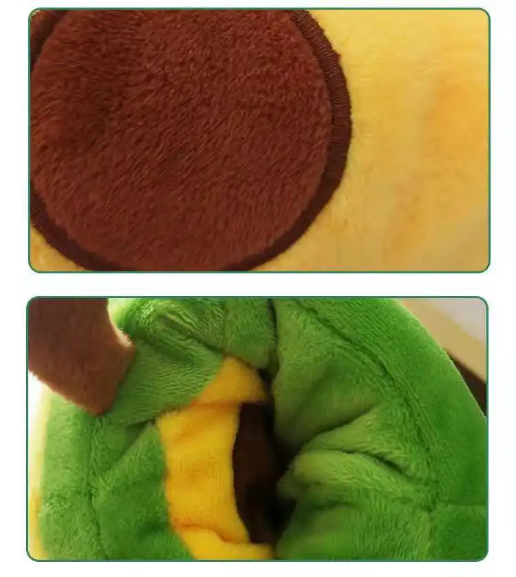 Reversible Avocado Plush | 18cm Flipped Avocado Doll - Double Face Expression -4
