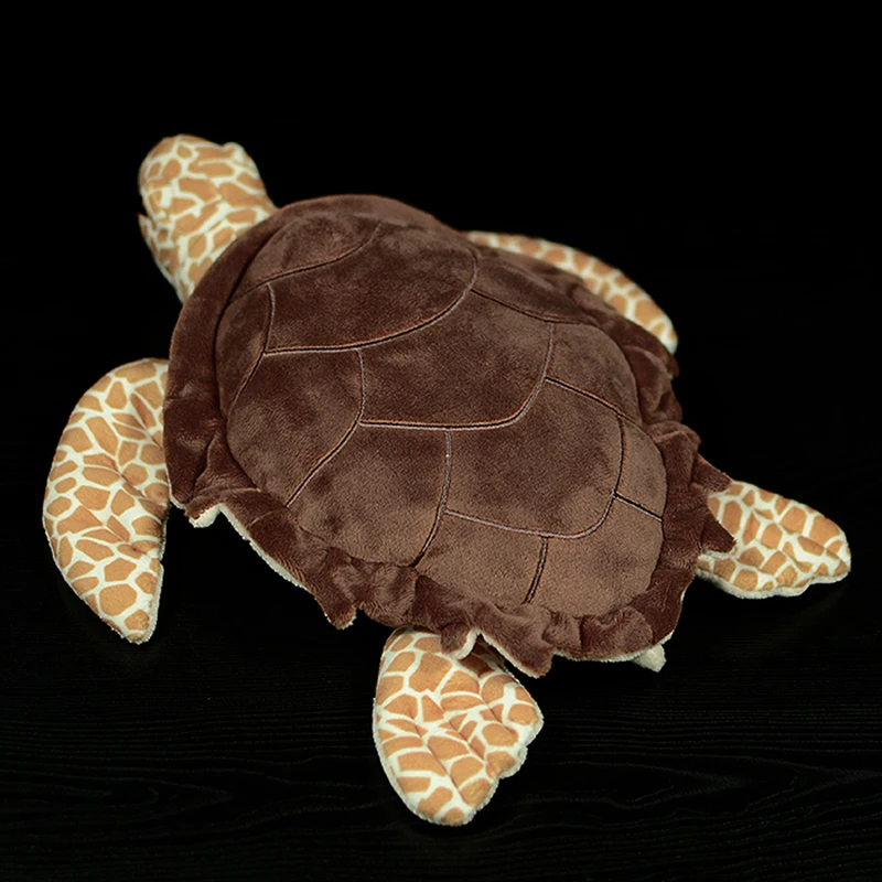 Leatherback Turtle Stuffed Toy | 30cm Real Life Tortoise Model Plush -12