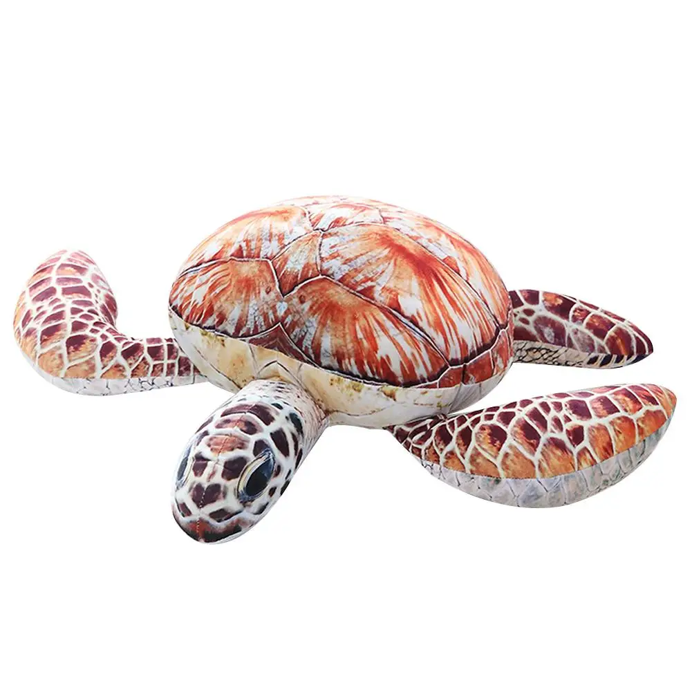 Realistic Ocean Tortoise Plush | 25cm  Soft Stuffed Animal Doll -9