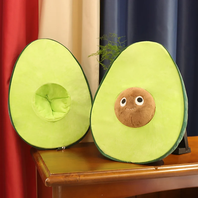 Kawaii Avocado Plush | 35cm Fun Avocado Plush -2