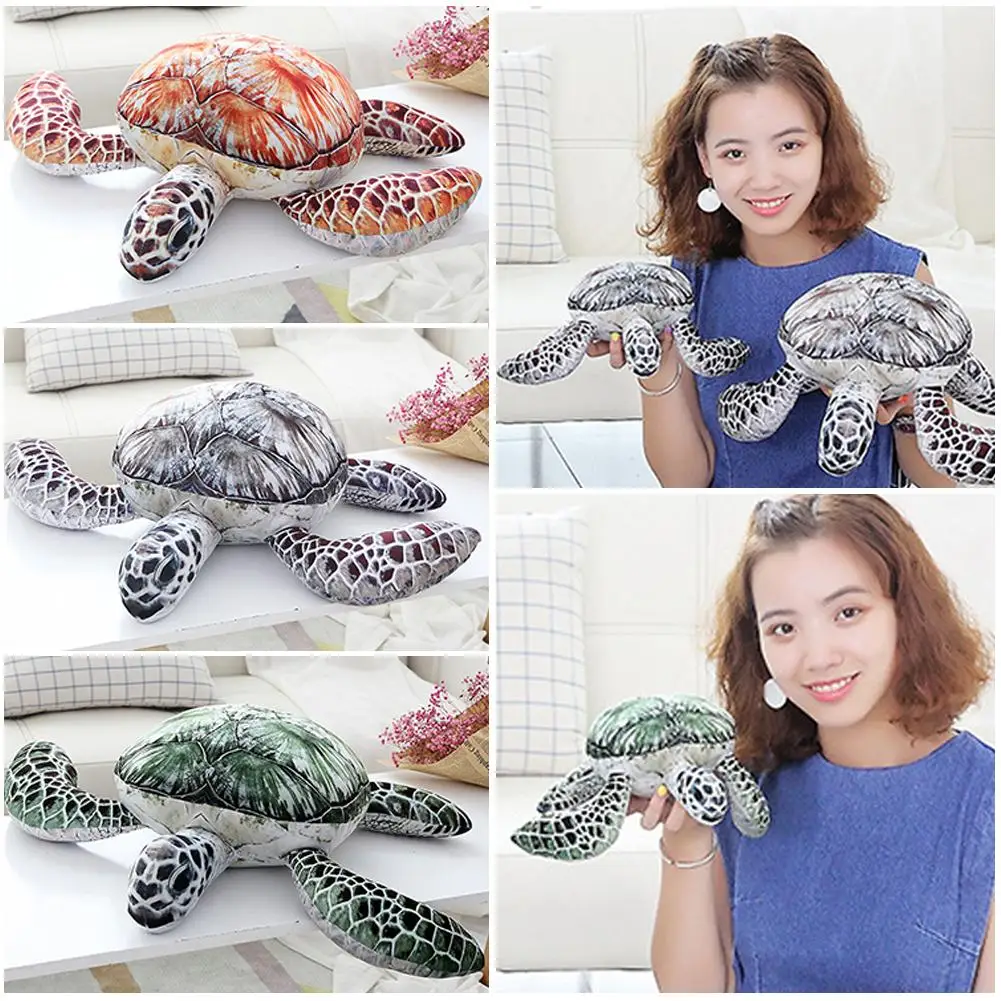 Realistic Ocean Tortoise Plush | 25cm  Soft Stuffed Animal Doll -1