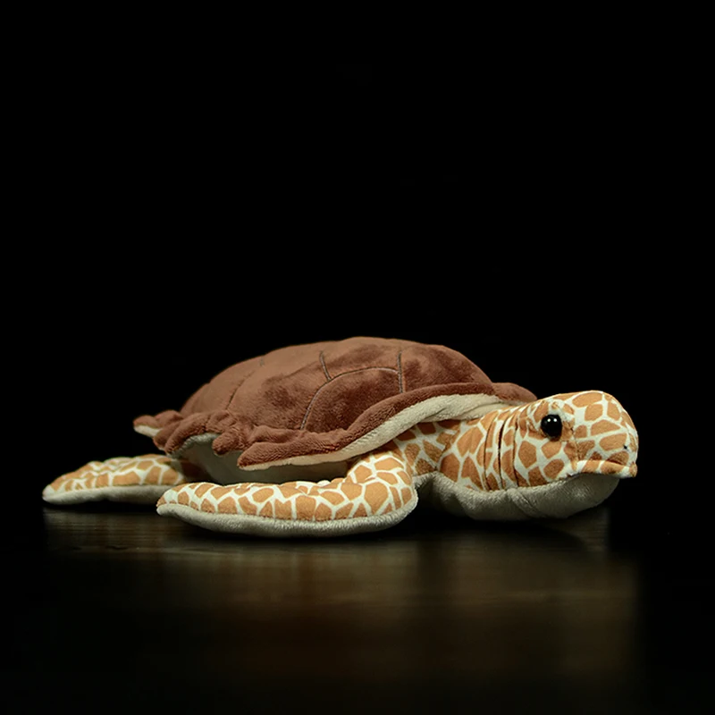Leatherback Turtle Stuffed Toy | 30cm Real Life Tortoise Model Plush -9