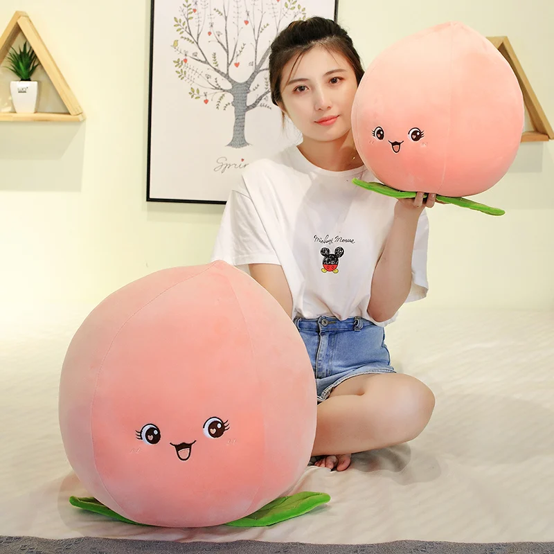 Soft Peach Plush Toy -9