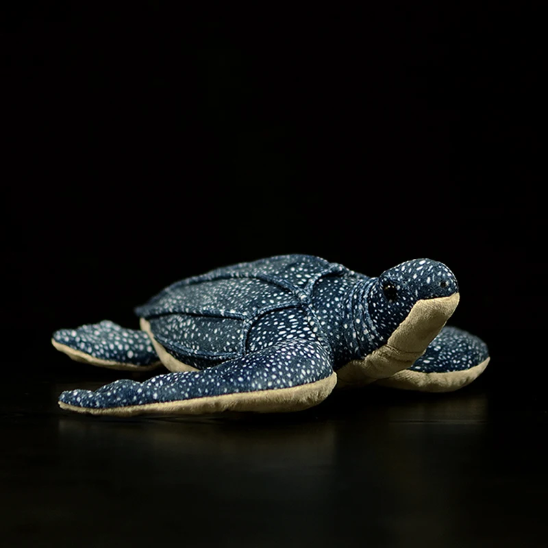 Leatherback Turtle Stuffed Toy | 30cm Real Life Tortoise Model Plush -1