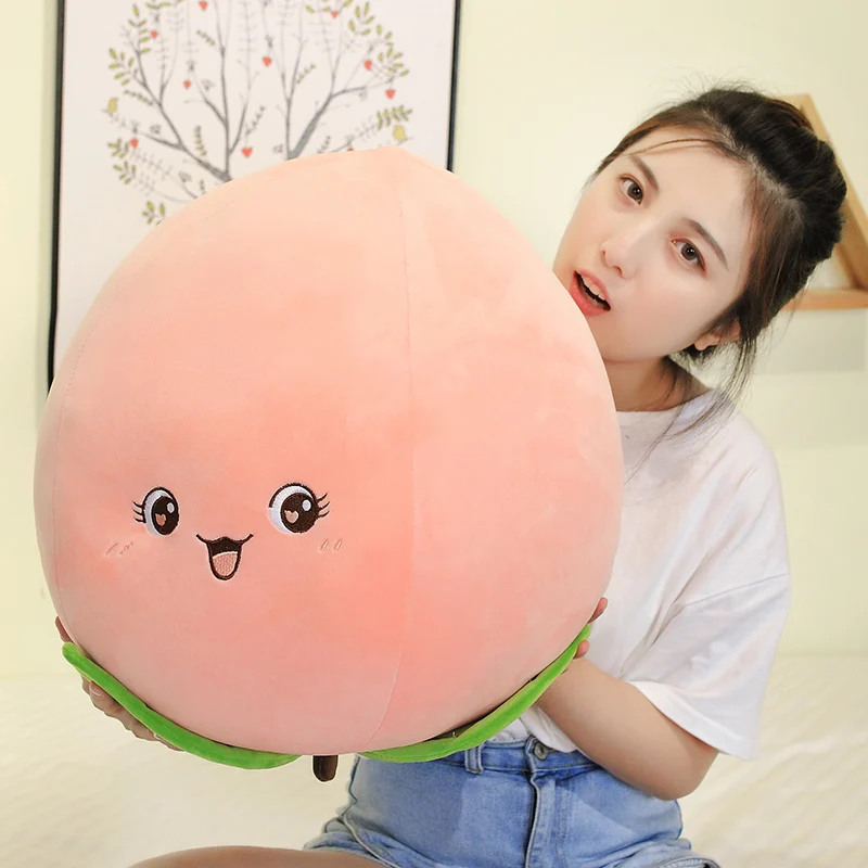 Soft Peach Plush Toy -4