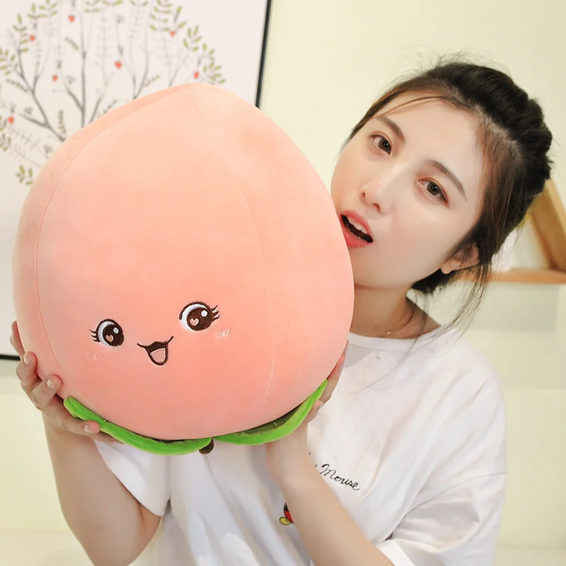 Soft Peach Plush Toy -5