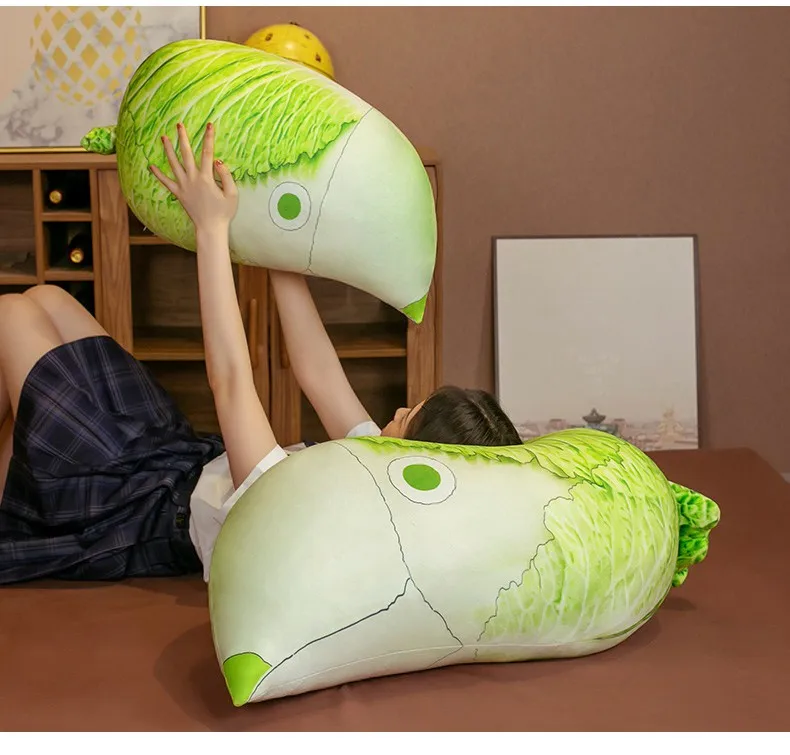 Chinese Cabbage Bird Plush Pillow -6