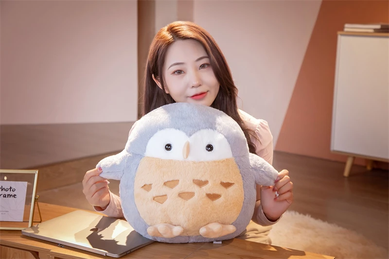Korean Owl Plush | Round Bird Owl Plushies -10