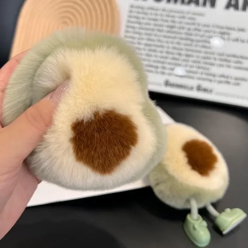 Stuffed Avocado Fruit Plush Toy | Avocado Shaped Keychain For Car Keys and Bag Charms -11