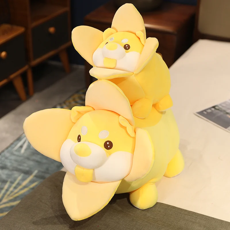 Banana Dog Plush Toy | Cute Cartoon Kawaii Stuffed Soft -10