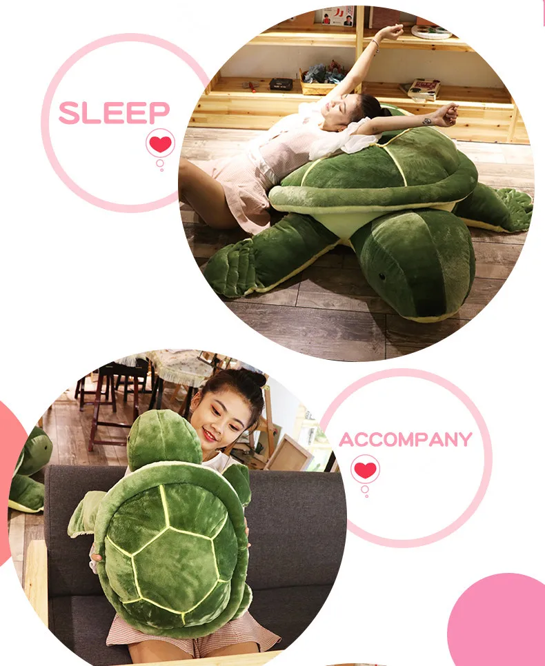 Huge Turtle Plush Toy | 59 Inch Tortoise Sleeping Pillow -10