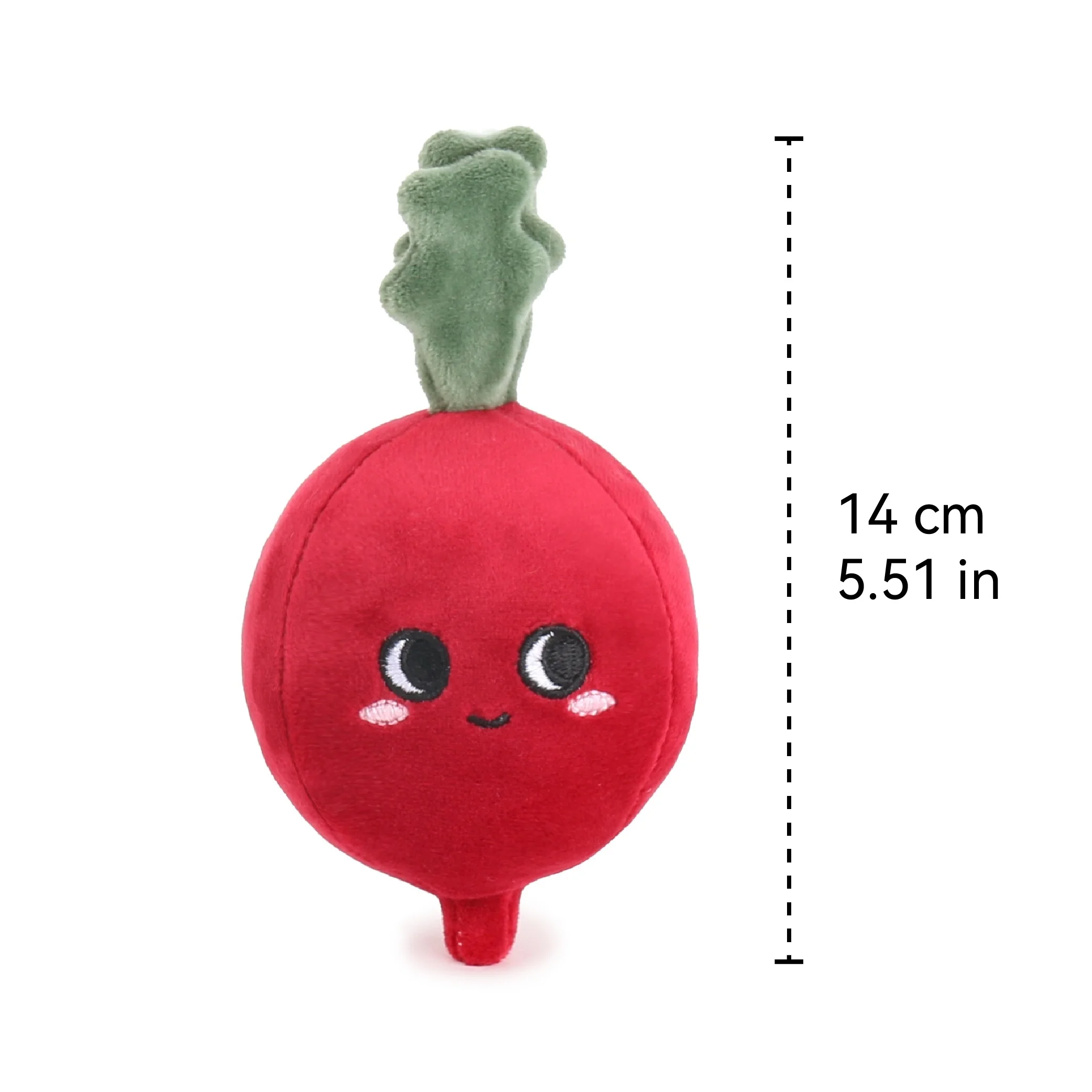 Red Carrot Shape Plush | 14cm Soothe Baby Toy -1