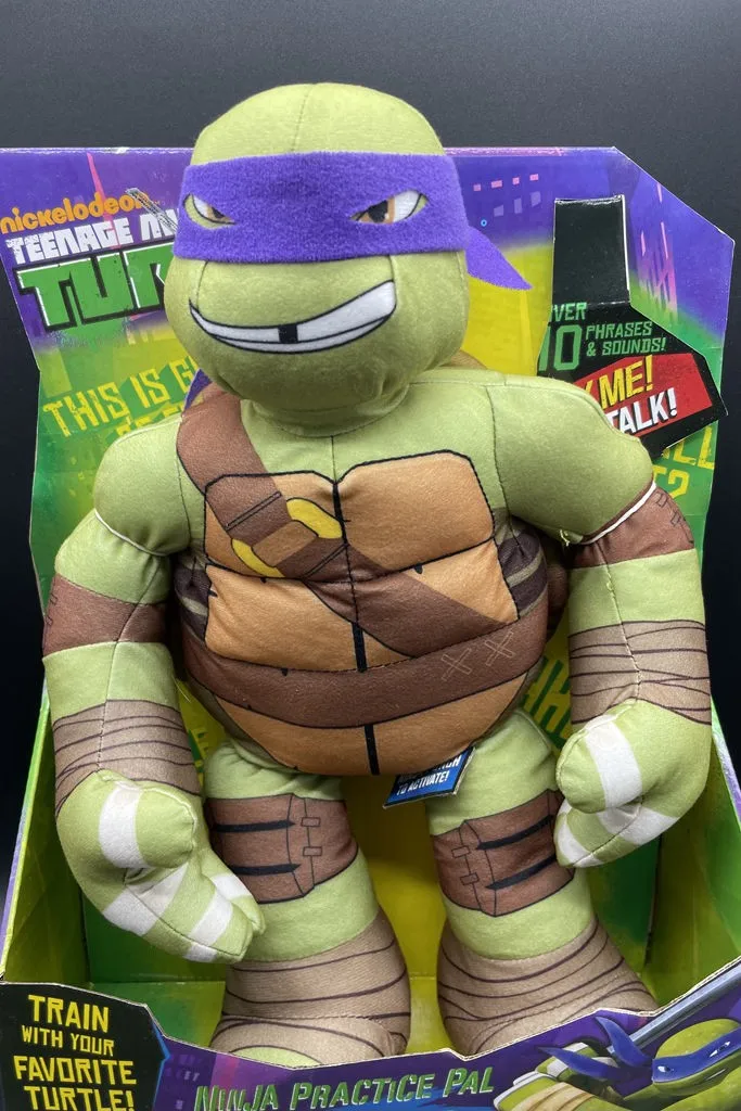 Talking Plush Ninja Turtle | 40 cm Sound Effect Decompression Plush -7