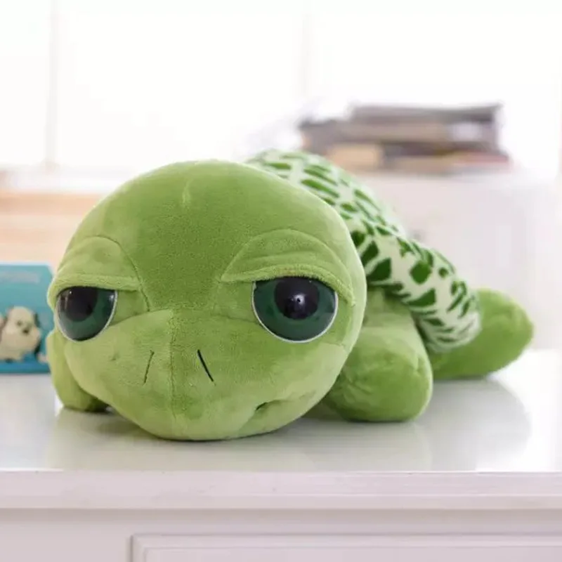 Green Big Eyes Turtle Plush Toy -5