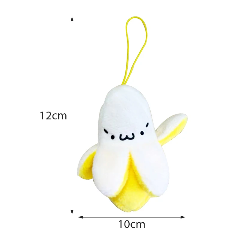 Banana Plush Keychain | Banana Pendant for Backpacks -6